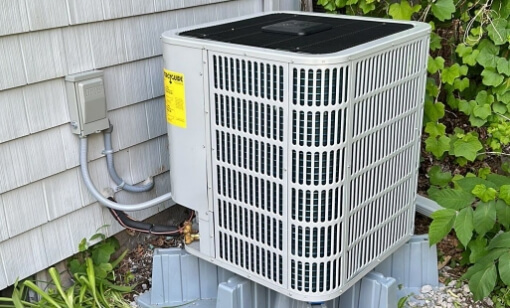 An outdoor air handler for air conditioning.